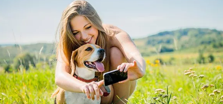 A licensed professional providing a legitimate ESA letter to a client with their emotional support dog during a spring move.
